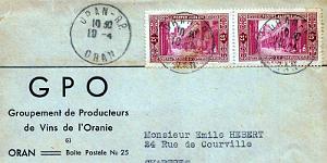 Oran enveloppes pub 1426
